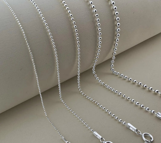 Silver Droplet Chain